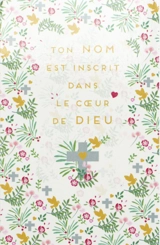 Image baptême « Ton nom inscrit dans le coeur de Dieu » - IMAGES CHRETIENNES