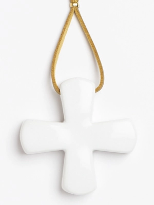 Croix murale Grecque Blanc - Creatini Creatini