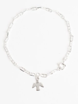 Bracelet argent avec colombe - Partant