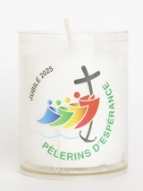 Bougie veilleuse Jubilé 2025 - Ciergerie Notre Dame de France Ciergerie Notre Dame de France