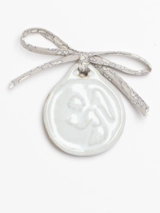 Médaillon de berceau baptême ange gardien - Atelier de la paix Atelier de la