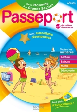 Passeport de la moyenne section à la grande section, 4-5 ans : toutes les matières - Marie-Christine Exbrayat