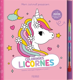 Coloriages licornes : dessins, coloriages magiques et pixels ! - Carotte et compagnie (site web)
