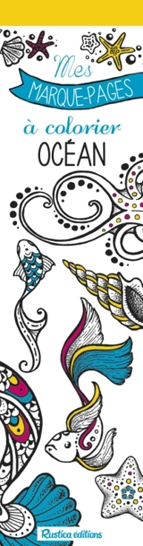 Océan : mes marque-pages à colorier - Marica Zottino