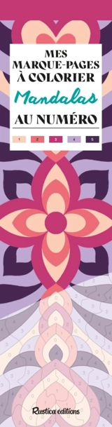Mandalas : mes marque-pages à colorier au numéro - Marica Zottino