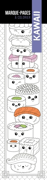 Kawaii : marque-pages à colorier - Mayumi Jezewski