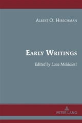 Early writings - Albert O. Hirschman