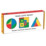 Frank Lloyd Wright Geometric Shapes Wooden Tray Puzzle - Frank Lloyd Wright