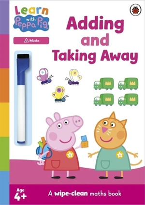 Learn with Peppa : Adding and Taking Away wipe-clean activity book - Peppa Pig
