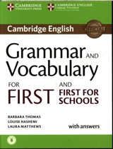 Grammar and Vocabulary for First and First for Schools Book With - Barbara Thomas