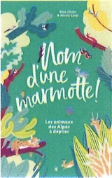 Nom d'une marmotte ! : Les animaux des Alpes à déplier - Christ, Dina