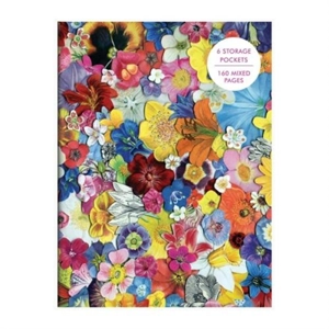 Flowers Pvc Multi-Pocket Cover Journal - Sarah McMenemy