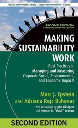 Making Sustainability Work - Epstein, Marc J.