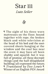 Star 111 - Lutz Seiler
