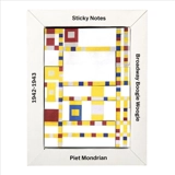 Moma Mondrian Sticky Notes Box : Contains 660 sticky Notes and Flags - Piet Mondrian