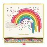 Rainbow Hand : 750 Piece Shaped Foil Puzzle - Jonathan Eric Adler