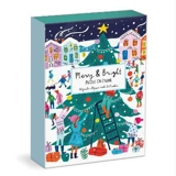 Merry and Bright 12 Days of Christmas Advent : Puzzle Calendar - Cunningham, Louise