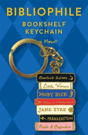 Bibliophile Bookshelf Keychain - Mount, Jane