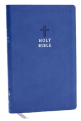 NKJV Holy Bible, Value Ultra Thinline, Blue Leathersoft, Red Letter - Thomas Nelson Gift Books