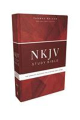 Nkjv Study Bible, Hardcover, Red Letter Edition, Comfort Print - Thomas Nelson Gift Books