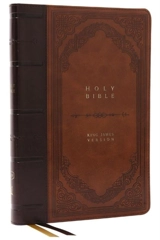 Kjv Bible, Giant Print Thinline Bible, Vintage Series, Leathersoft - Nelson, Thomas