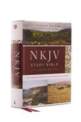 NKJV Study Bible, Hardcover, Full Color, Red Letter Edition, Comfort - Thomas Nelson Gift Books