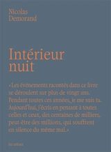 Intérieur nuit - Nicolas Demorand