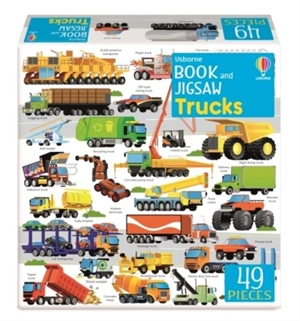Usborne Book and Jigsaw Trucks - Smith, Sam