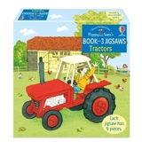 Poppy and Sam's Book and 3 Jigsaws : Tractors - Heather Amery