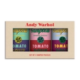 Andy Warhol Soup Cans : Set of 3 Shaped Puzzles in Tins - Andy Warhol