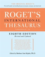 Roget's International Thesaurus - Barbara Ann Kipfer