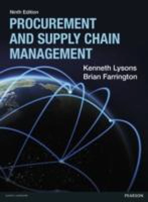 Procurement and Supply Chain Management - Lysons, Kennetg