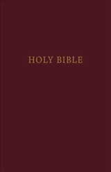 Kjv, Pew Bible, Large Print, Hardcover, Burgundy, Red Letter - Nelson, Thomas