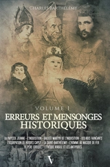 Erreurs et mensonges historiques. Vol. 1 - Charles Barthélemy