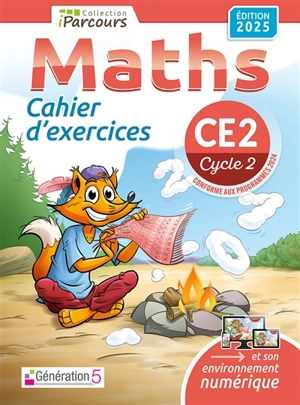 Cahier d'exercices iParcours maths CE2 (édition 2025) - HACHE Katia et Sébas