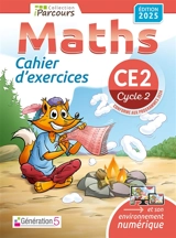Cahier d'exercices iParcours maths CE2 (édition 2025) - HACHE Katia et Sébas