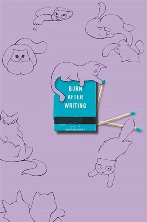 Burn After Writing : Purple with Cats - Sharon Jones