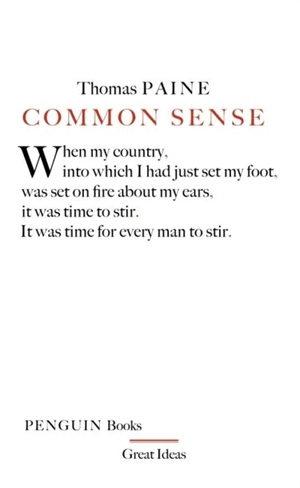 Common Sense - Paine, Thomas