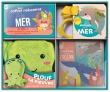 A la mer ! : Mon coffret naissance : Gant de toilette + 2 livres d'éveil - Corinne Delporte