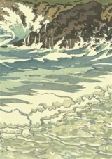 La mer : études de vagues : carnet - Henri Rivière