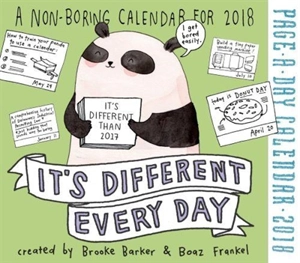It's Different Every Day 2018 : Page-a-Day - Brooke Barker