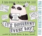 It's Different Every Day 2018 : Page-a-Day - Brooke Barker