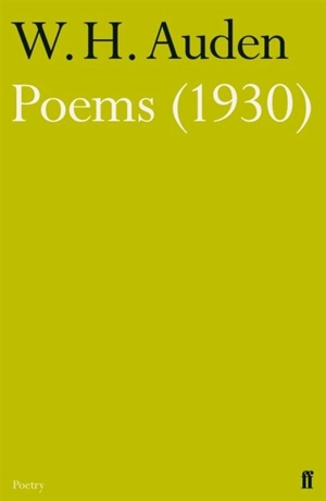 Poems 1930 - Auden, W. H.