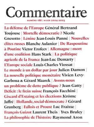 Commentaire, n° 188