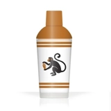 Brass Monkey Recipe Cocktail Shaker - Brass Monkey Galison