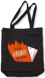 Banned Books Tote (Flames) - Publisher, Gibbs Smith