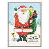 Santa Large Embelished Notecards Golden Books - Peter Galison