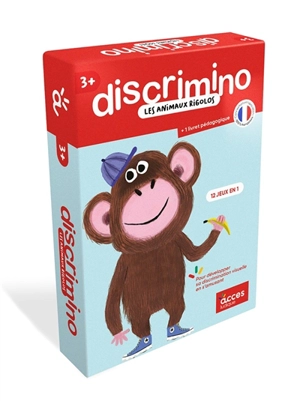 Les animaux rigolos : pour développer sa discrimination visuelle en s'amusant, 12 jeux en 1 : 3 + - Christina Dorner