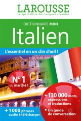Italien dictionnaire mini : français-italien, italien-français. Italiano mini dizionario : francese-italiano, italiano-francese