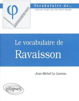 Le vocabulaire de Ravaisson - Jean-Michel Le Lannou